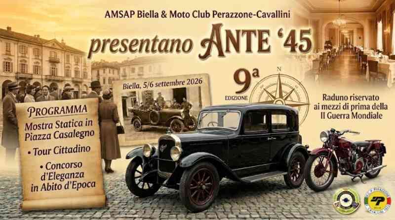 AUTO STORICHE – AMSAP: Gli eventi prima e dopo la pausa estiva AUTO STORICHE – AMSAP: Gli eventi prima e dopo la pausa estiva