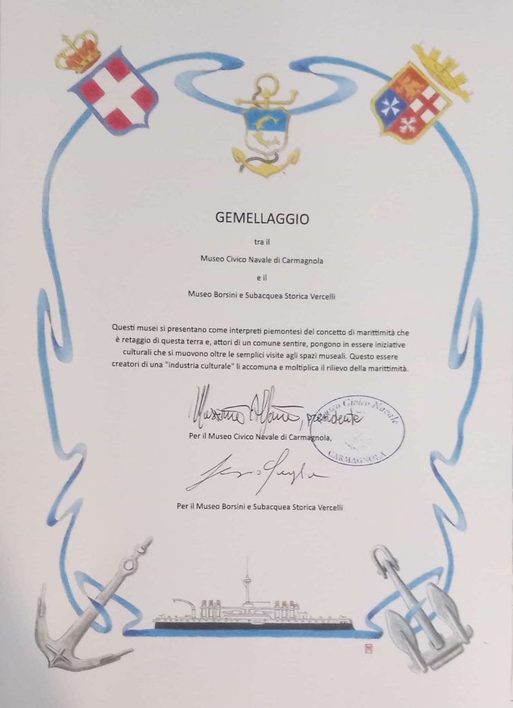 Marinai di Carmagnola protagonisti a Villarboit con una mostra