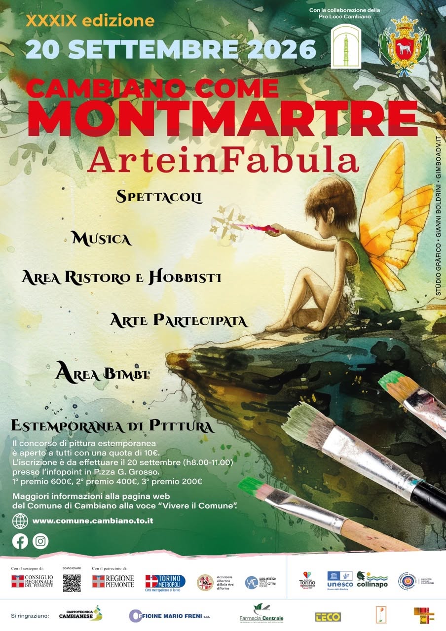 «Cambiano come Montmartre» in anteprima «Cambiano come Montmartre» in anteprima