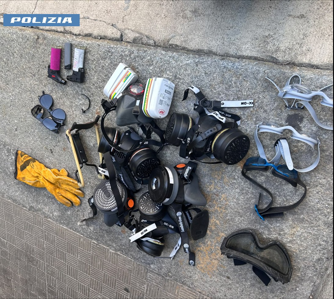 Controlli della polizia di Stato a Venaus