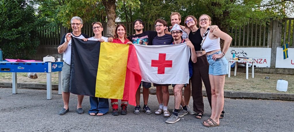 Dal Belgio a Trofarello: bella esperienza Scout con la Croce Rossa. Un'amicizia che si rinnova