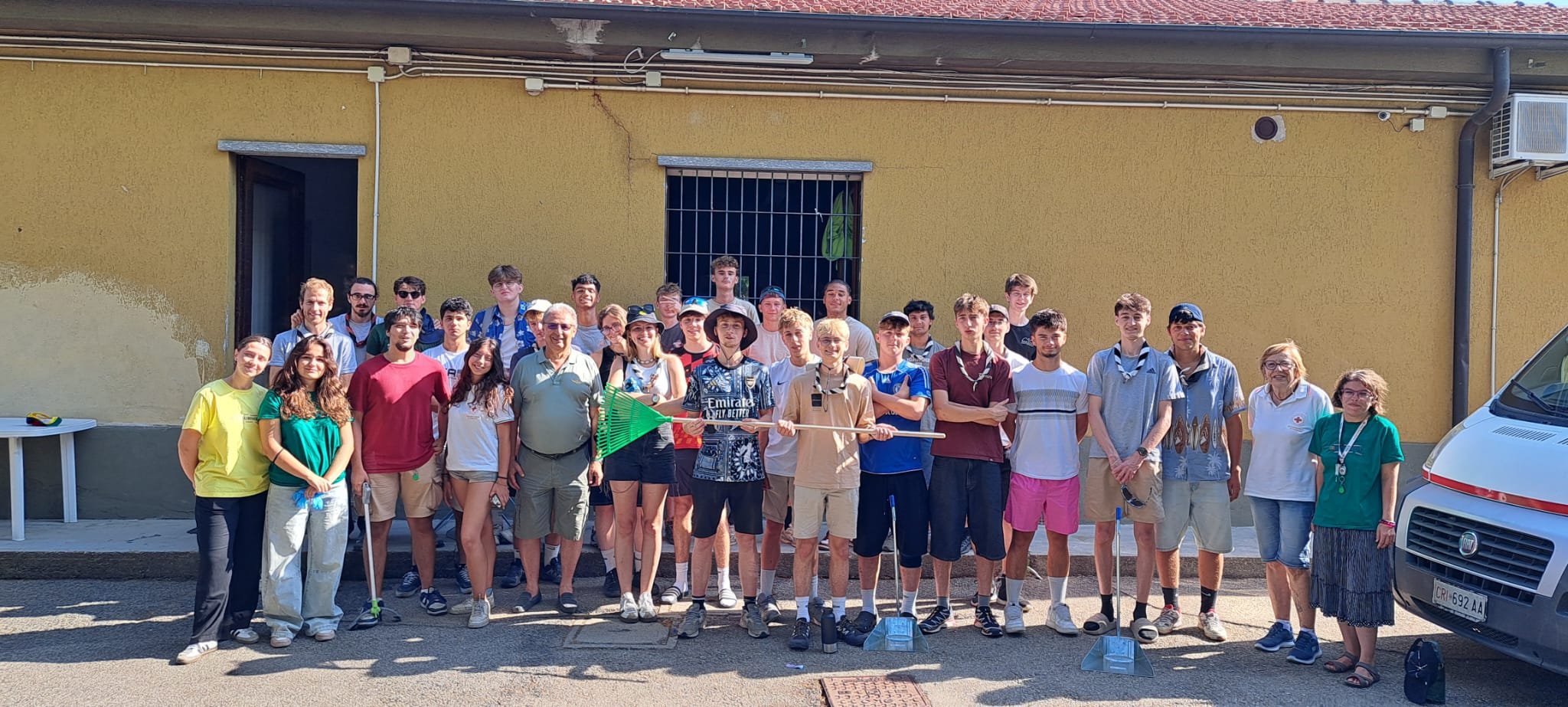 Dal Belgio a Trofarello: bella esperienza Scout con la Croce Rossa. Un’amicizia che si rinnova