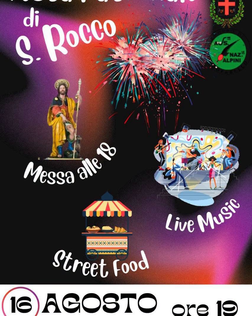 TROFARELLO – Torna la festa di San Rocco TROFARELLO – Torna la festa di San Rocco