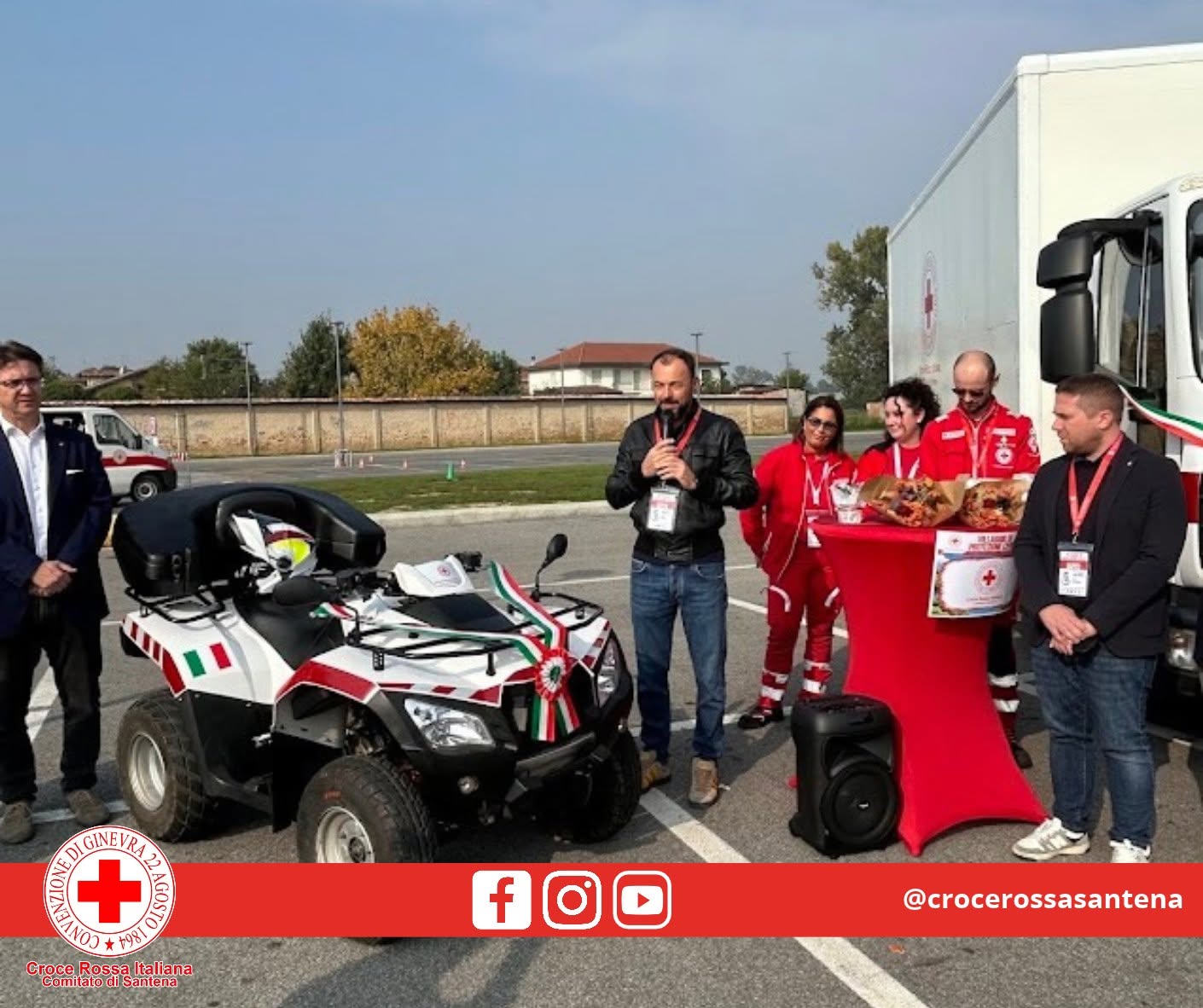 SANTENA – Due nuovi mezzi della Croce Rossa