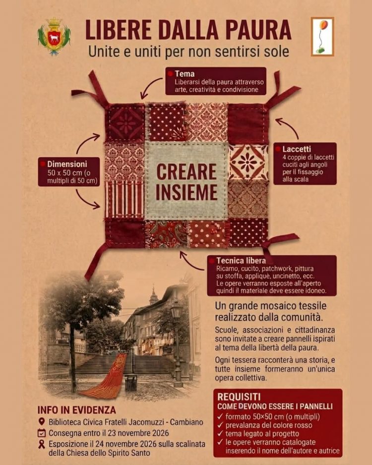CAMBIANO – Iniziative contro la violenza