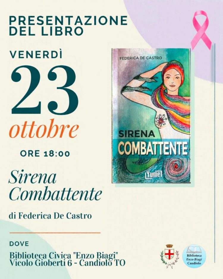 CANDIOLO – Presentazione del libro ‘Sirena Combattente’